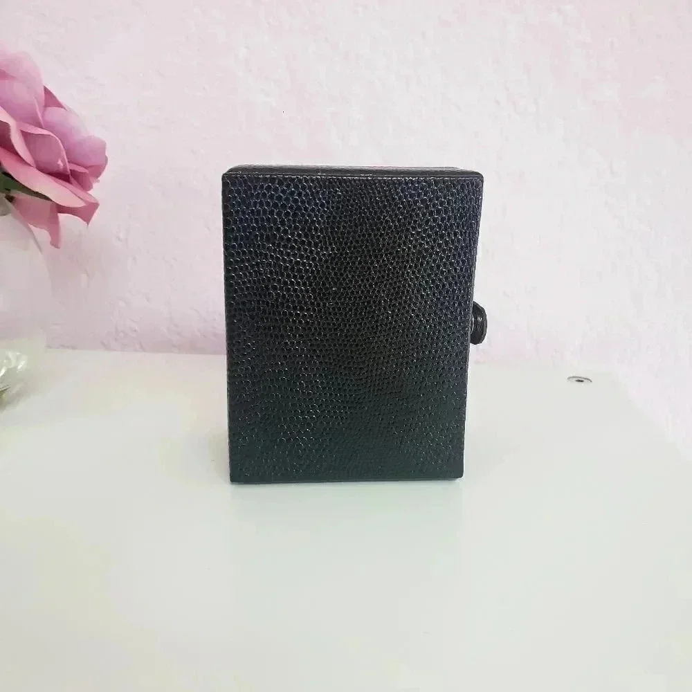 Square Black Mini Jewelry Organizer
